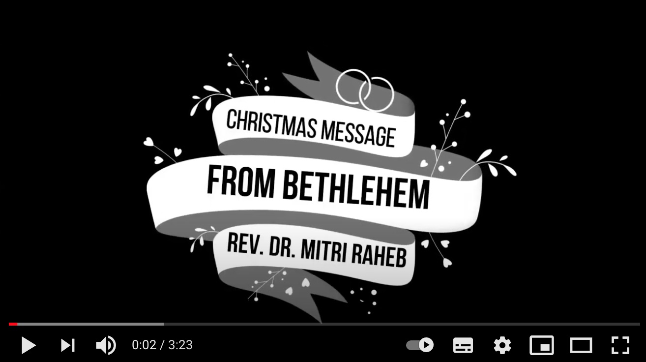 Mitri Raheb Bethlehem